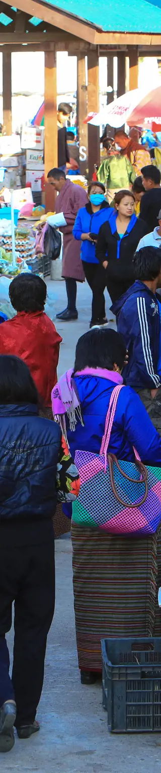 Marktbesuch in Thimphu